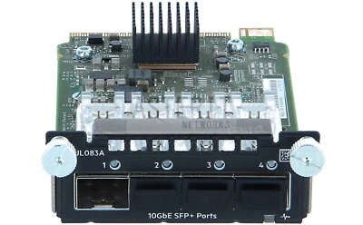 JL083A Aruba 3810M/2930M 4SFP+ MACsec Module - Image 1 of 2