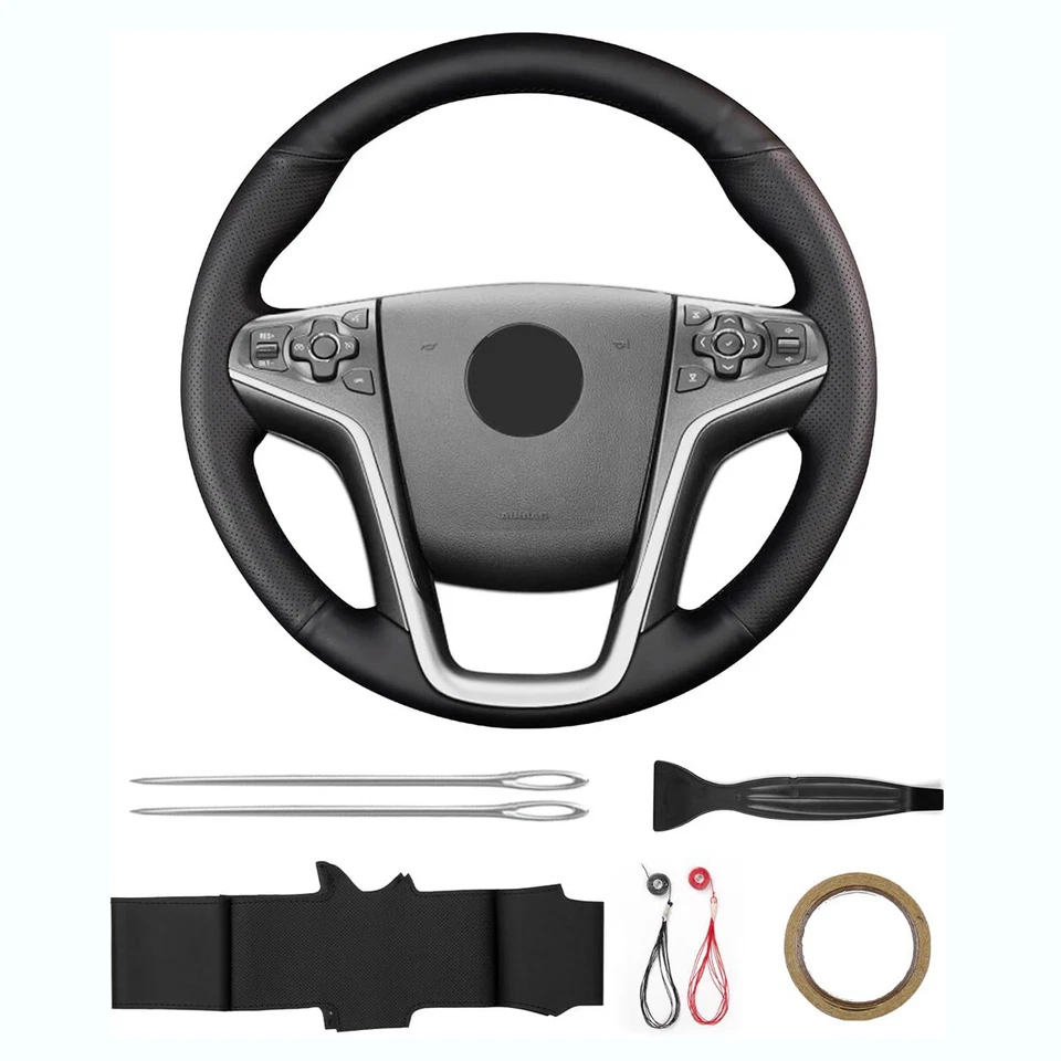 Cubierta de volante de lacrosse para Buick 2014 costura a mano envoltura de cuero Foto 1 de 4