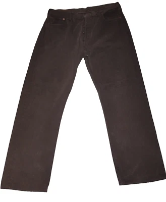 Levis 501 W36 (L32-30)* USADOS 100% ORIGINAL MARRÓN VINTAGE 90's MADE IN SPAIN - Imagen 1 de 4