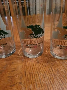 Kentucky Derby MINT Julep Drinking Glasses Set of 4 May 4 2019 - Picture 1 of 7