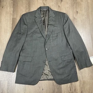 Jack Victor Valentino Suit Wool Sport Coat Blazer Mens 44R Grey NEW - Picture 1 of 14