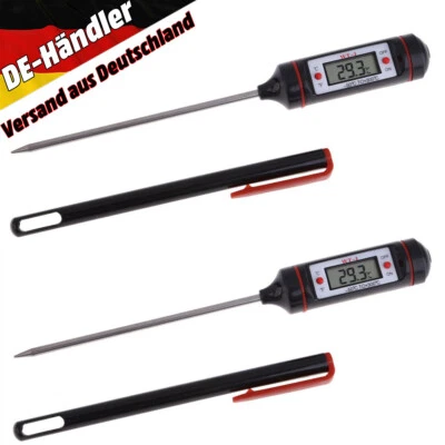2 Digital LCD Thermometer Bratenthermometer Fleischthermometer Grill BBQ Fleisch - Bild 1 von 4