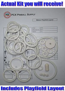 1979 Stern Meteor Pinball Machine Rubber Ring Kit - Picture 1 of 2