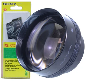 Sony VCL-2R2037 Tele Conversion Lens pour caméscope Handycam NEUF (Réf#L-380) - Photo 1 sur 4