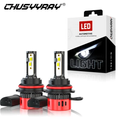 For LINCOLN Town Car 1990-2002 - 2X 9007 HB5 6000K LED Headlight Bulb Hi/Lo BEAM - Image 1 of 4