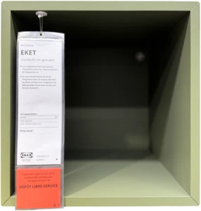 Brand New IKEA EKET Gray-Green Cabinet 35x35x35 cm 13 ¾x13 ¾x13 ¾ " 305.562.29 - Picture 1 of 1