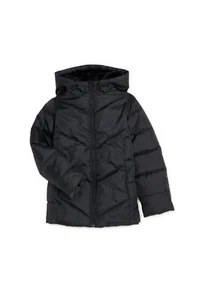 Swiss+Tech Girl's Black Puffer Jacket Hooded Lined Warm Coat Multi Size NEW! - Picture 1 of 4