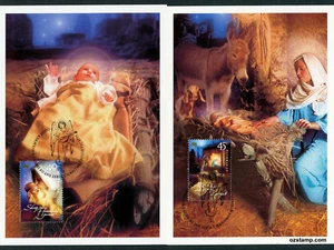 2000 Christmas Maxi Cards Prepaid Postcard Maxicards Stamp - Picture 1 of 4