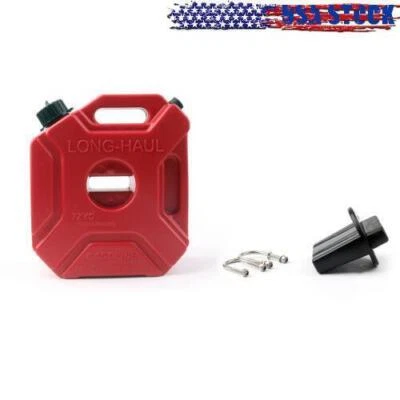 Motorcycle 5L Plastic Jerry Cans Gas Diesel Fuel Tank w/ Lock SUV ATV Scooter Foto 1 de 4