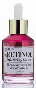 NEOGOLD RETINOL AGE DELAY SERUM TARGETS WRINKLES AND DISCOLORATIONS 1.75 FLOZ - Picture 1 of 2