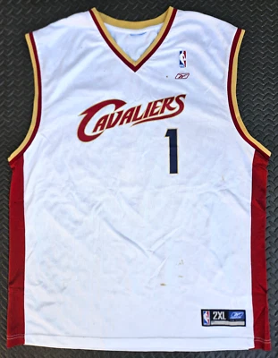Reebok Cleveland Cavaliers Cavs Carlos Boozer #1 Jersey Mens Sz 2XL *Signed* - Image 1 of 4
