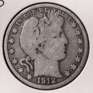 1912-D Barber Half Dollar, #2664 - Picture 1 of 2