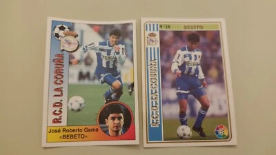 STICKER CARD BRASIL STAR BEBETO DEPORTIVO CORUÑA 94 95 PANINI - Imagen 1 de 2