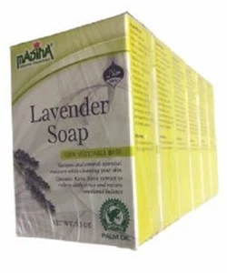 6 - Pack Madina Lavender Soap (With Shea Butter) 100% Vegetable Base - Picture 1 of 2