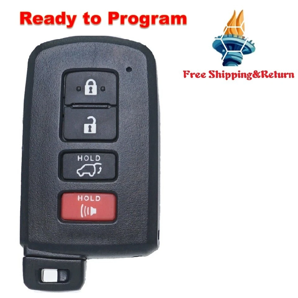 Para 2014 2015 2016 2017 2018 Toyota Highlander Smart Remote Coche Llavero HYQ14FBA Foto 1 de 4