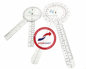 *** US Seller** 12 inch and 8 inch 2 Piece Physical Therapy Goniometer Set ISOM - Picture 1 of 1