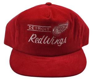 Vintage Competitor Logo 7 Cord Detroit Red Wings NHL Hockey Snapback Cap Mütze - Bild 1 von 9