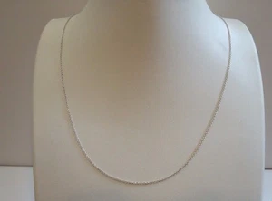 ITALIAN MADE 925 STERLING SILVER LADIES DESIGNER ROLLO STYLE CHAIN /18 INCH LONG - Picture 1 of 5