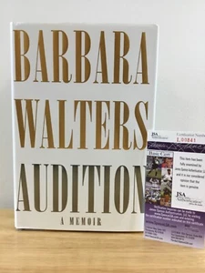 (SSG) BARBARA WALTERS Signed 2008 Hardcover 1st Ed Book "Auditions" - JSA COA - Imagen 1 de 11