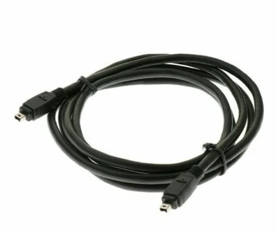 Firewire 400 IEEE 1394 Cable, 4 Pin Male to 4 Pin Male - 1.8m  - Image 1 of 4