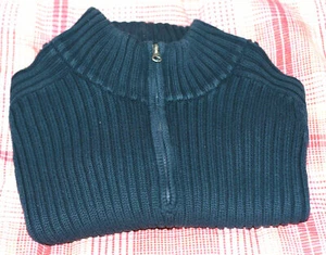 Vintage Herren Pullover Abercrombie & Fitch Baumwolle Navy - Bild 1 von 6