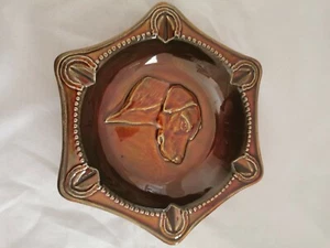 Vintage Sylvac Pottery Gundog/Horseshoe/Country Pursuit Ashtray Trinket Dish2516 - Picture 1 of 12