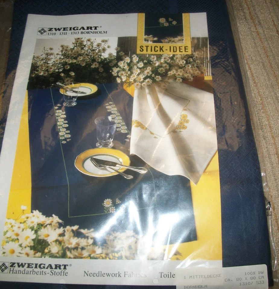 Mesa Zweistik Bornholm para diseños de punto de cruz/bordado, azul Foto 1 de 1