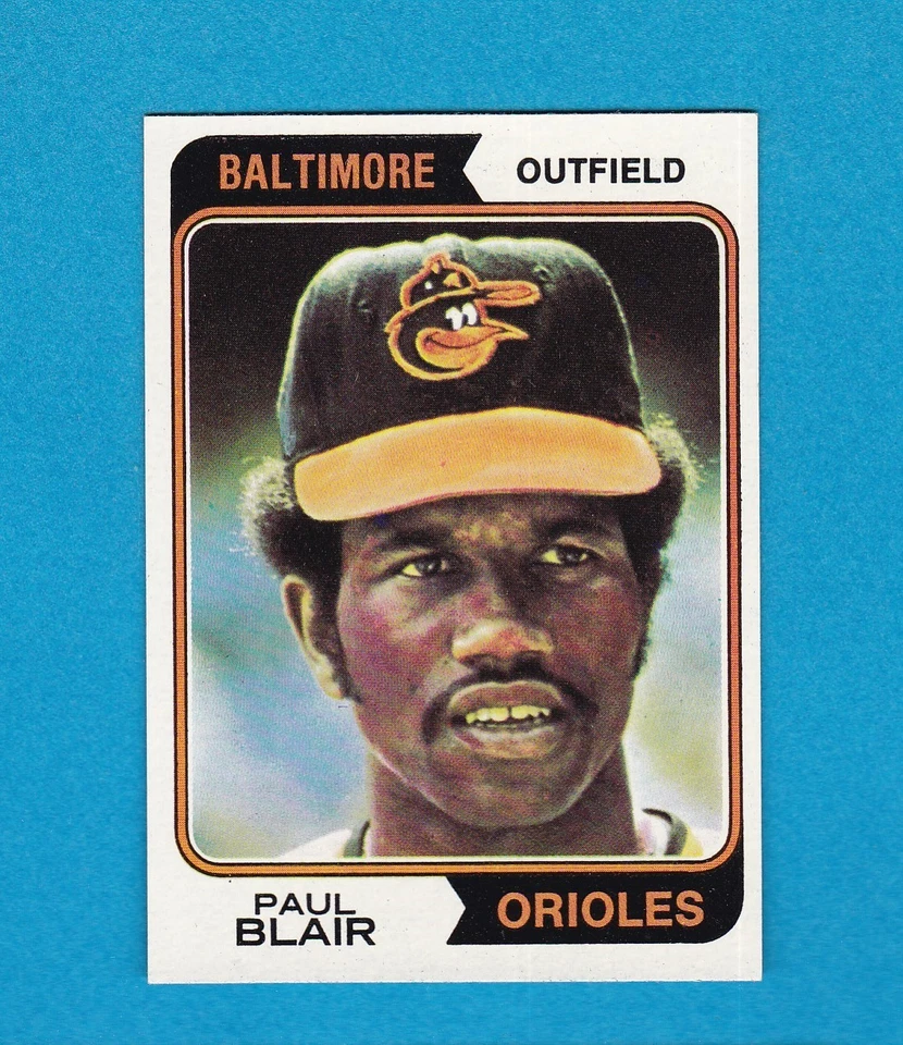 1974 TOPPS BASEBALL SET BREAK 92 PAUL BLAIR ORIOLES MINT! - Image 1 of 1