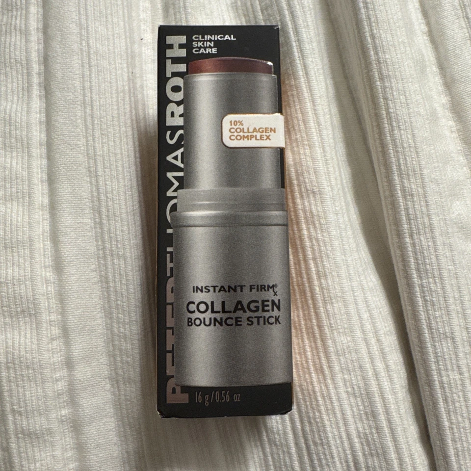 Barra de rebote de colágeno Peter Thomas Roth Instant FIRMx bronce brillo 0,56 oz nueva en caja Foto 1 de 4