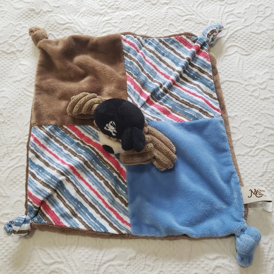 Maison Chic пират щенок собаки милый синий коричневый красный мягкий безопасности ребенка - Изображение 1 из 4