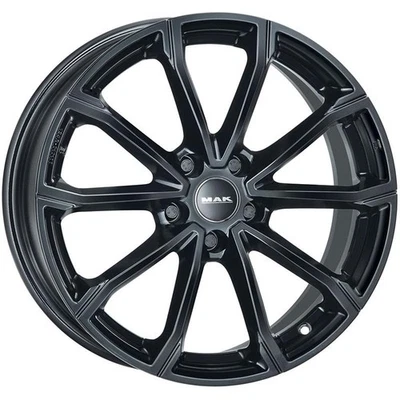 Cerchi in lega MAK DAVINCI 16" 6.5J 5x114.3 ET 45 60.1 GLOSSY BLACK - Imagen 1 de 2