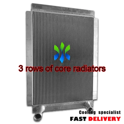 Universal 3 Row Aluminum Airboat Radiator 31''W x 21''H High Performance 209000 - Image 1 of 4