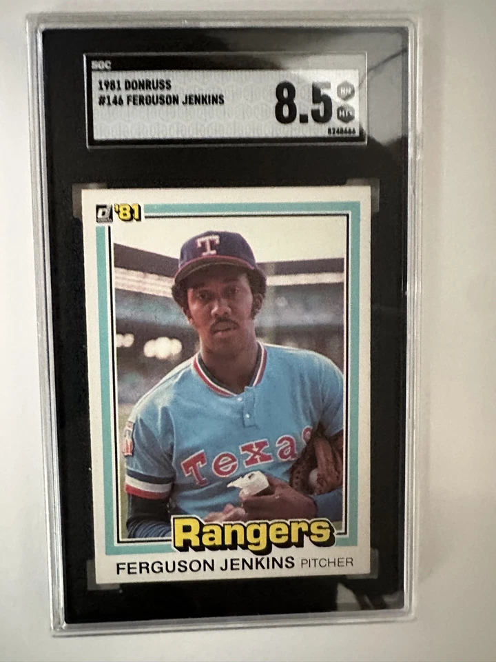 1981 Donruss #146 - Fergie Jenkins  - Image 1 of 2