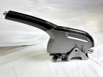 Porsche 911 997 987 Boxster fibra de carbono OEM plateado freno de estacionamiento 997.424.031  Foto 1 de 4