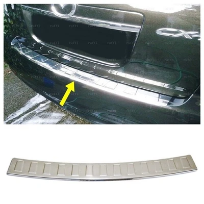 Protector de parachoques trasero cromado acero inoxidable brillante para MAZDA CX-7 2006-2015 Foto 1 de 4