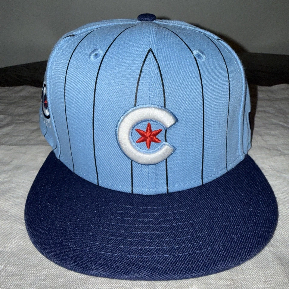 New Era 59Fifty Fitted Cap Hat Chicago Cubs, Size 7 3/8 - Image 1 of 4