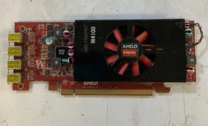 AMD FIREPRO W4100 2GB GDDR5 QUAD PCIE X16 3.0 VIDEO CARD NS P5G - Picture 1 of 3