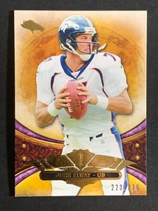 2013 Topps Triple Threads Purple Football Card #44 John Elway Broncos 220/320 - Picture 1 of 6