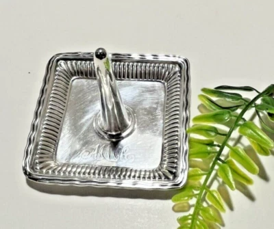 Gorham Sterling Silver  Ring Holder/Tray W/Mono 36.1 Gr. 1890's - Image 1 of 4