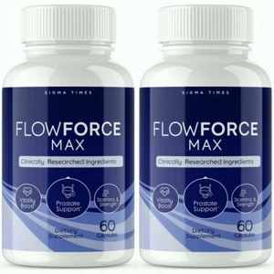 (2 Pack) FlowForce Max All-Natural Dietary Supplement to Improve Strength - Picture 1 of 8