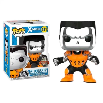 Figura de acción Funko POP Bobble Marvel X Force Colossus plata cromada coleccionable Foto 1 de 3