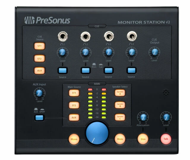 PreSonus Monitor Station V2 Active Studio Monitor Control Center Desktop