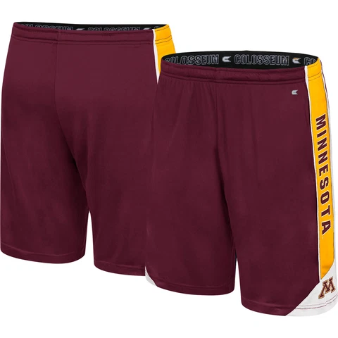 Men's Colosseum Maroon Minnesota Golden Gophers Haller Shorts Cover