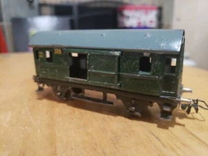 Coche de equipaje vintage Marklin verde HO 328 - Imagen 1 de 6