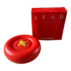 Vintage 1989 Avon Gift Collection Red Buttoned-Up Sewing Kit *New - Picture 1 of 3
