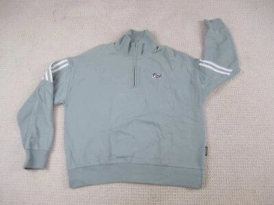 Suéter ROSA Mujer Medio Verde 1/4 Cremallera Pullover Victoria's Secret Sudadera Foto 1 de 4