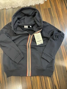 burberry hoodie kaputzenjacke Schwarz Ein Traum Original Neu Mit Etikett - Bild 1 von 3