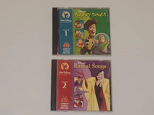Vintage 1996 McDonalds Celebrates Disney Music Volume 1 & 2 Movie Songs 2 CD Lot - Imagen 1 de 14