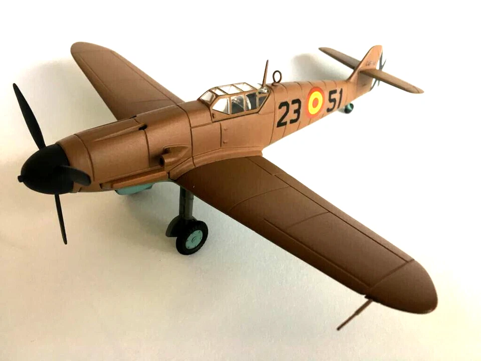 FRANKLIN MINT 1:48 ARMATURA B11B595 MESSERSCHMITT BF 109F FORZA AEREA SPAGNOLA - Immagine 1 di 4