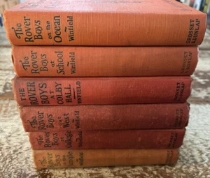 The Rover Boys By Arthur Winfield Book Lot Of 6 1910-27 Hardcovers - Imagen 1 de 20